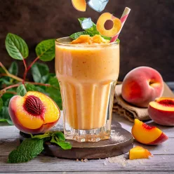SUGAR FREE Lazy Peach Smoothie