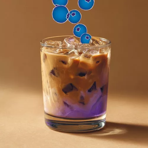 One & Only Blueberry Superfood Latte