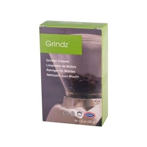 Urnex Grindz – Kávéörlő tisztító granulátum – 3 x 35g tasakos