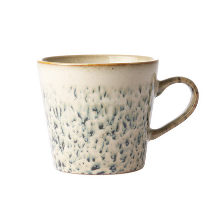 HKLiving - 70s Cappuccino Ceramic Mug Hail - 300ml