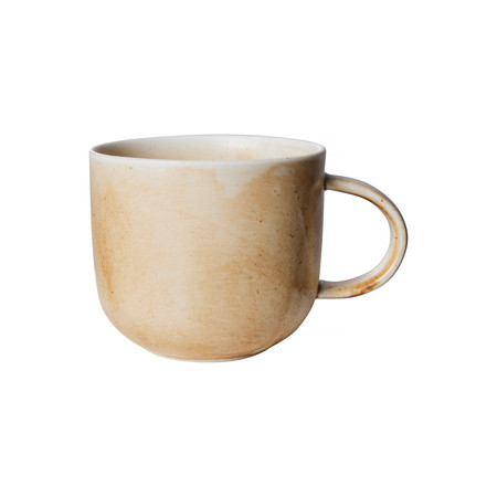 HKliving – Chef Ceramic Mug Rustic Cream/Brown – 320ml