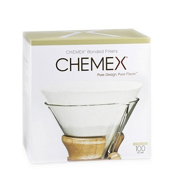 Chemex kerek papírszűrő – Fehér – 6, 8, 10 csészéhez