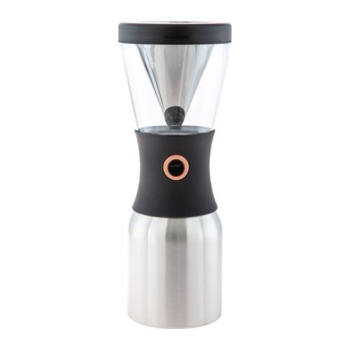 Asobu - Cold Brew Insulated Portable Brewer - Stainless Steel Silver