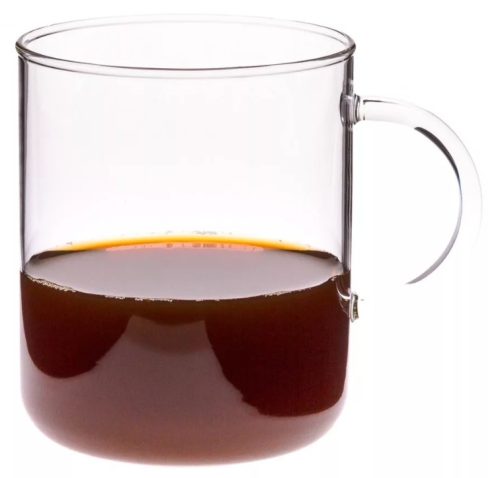 OFFICE – heat resistant glass mug 0,4l