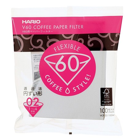 Hario V60 papírszűrő 02 100db/cs