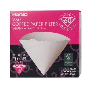 Hario Paper Filters - V60-02 - 100 pcs/carton box