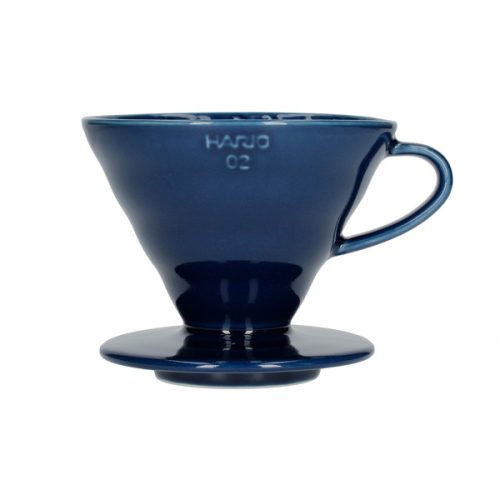 Hario V60-02 Ceramic Coffee Dripper Indigo Blue