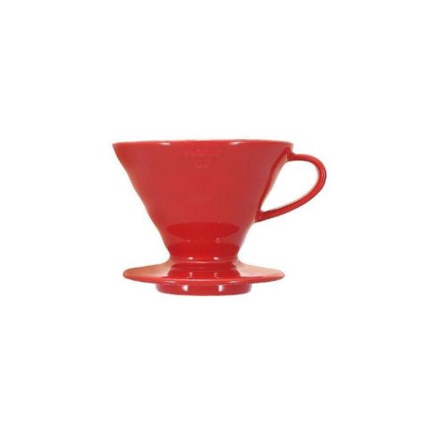 Hario V60-02 Ceramic Coffee Dripper Red
