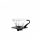 Hario V60 Glass Drip 01 - Black, with scoop