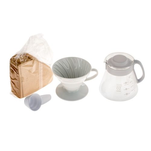 Hario V60 Dripper & Pot White